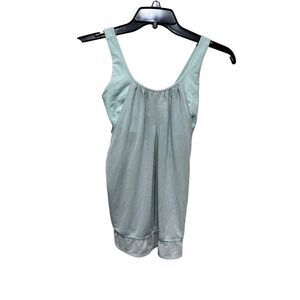 Lululemon run‎ times tank top size 6 turquoise